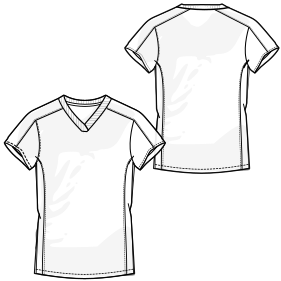 Fashion sewing patterns for MEN T-Shirts Football T-Shirt 7760